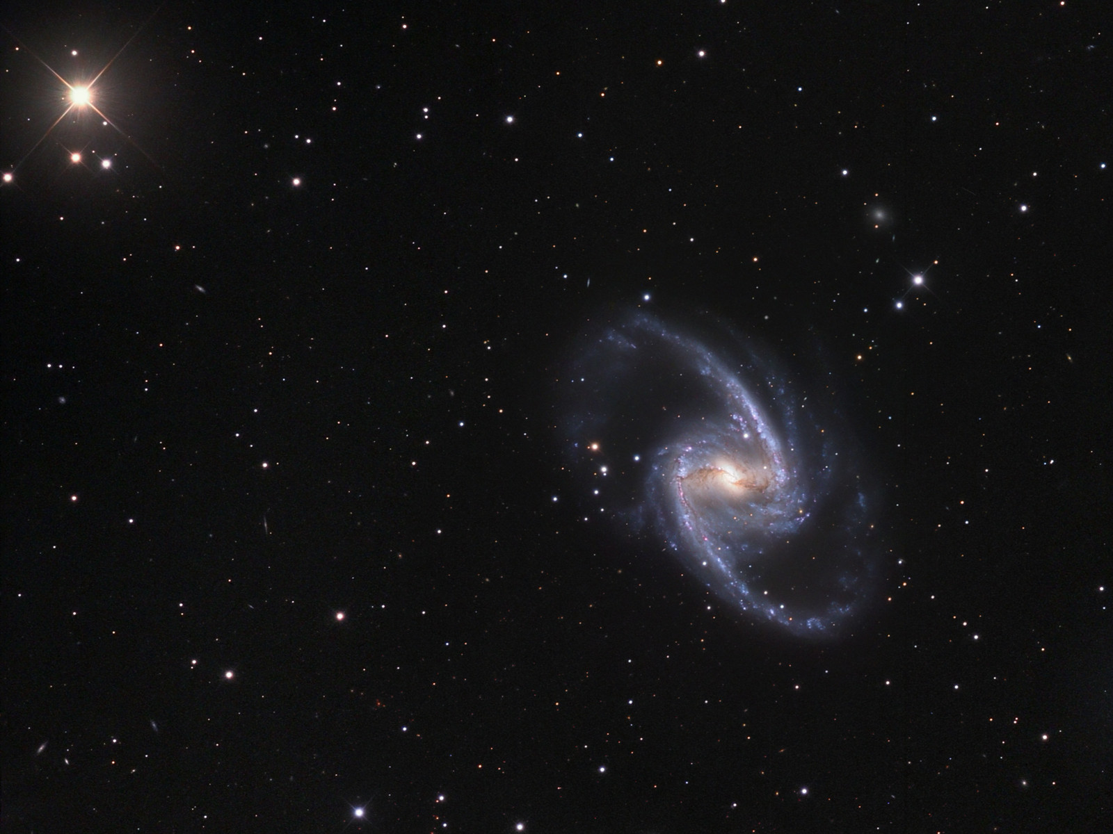 NGC1365 - Barred Spiral Galaxy