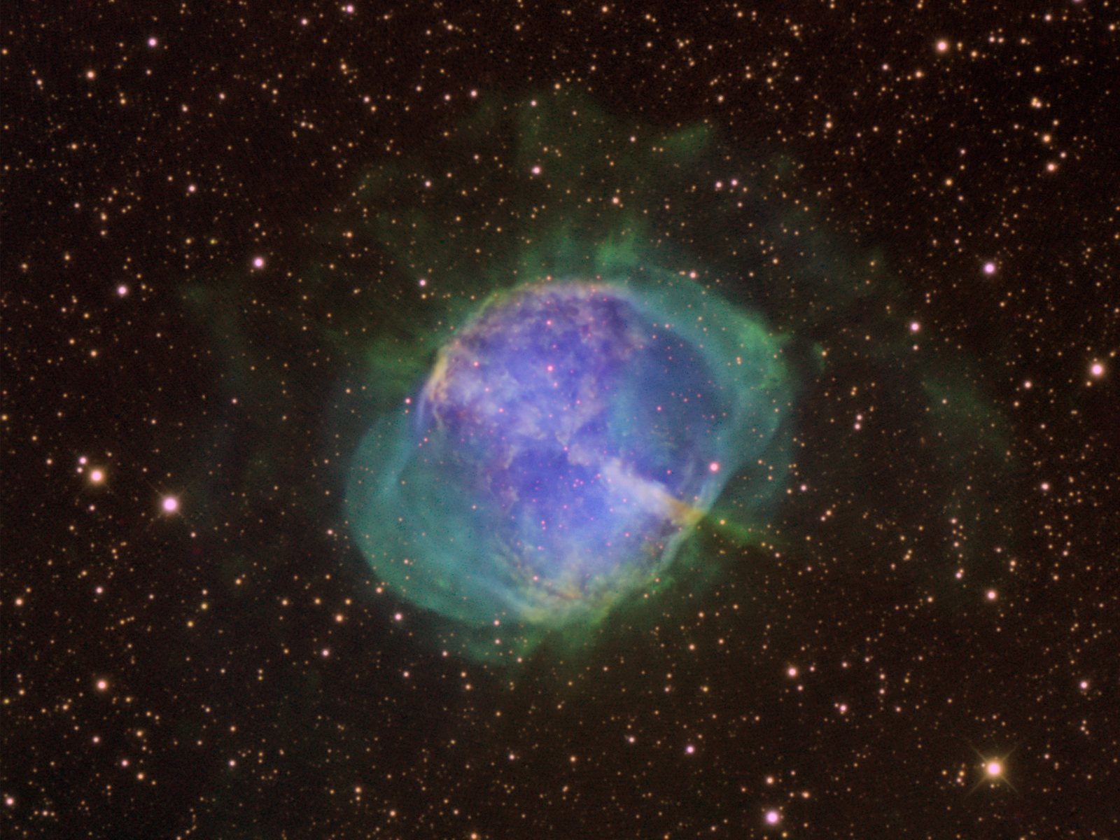 M27 - Hubble Palette